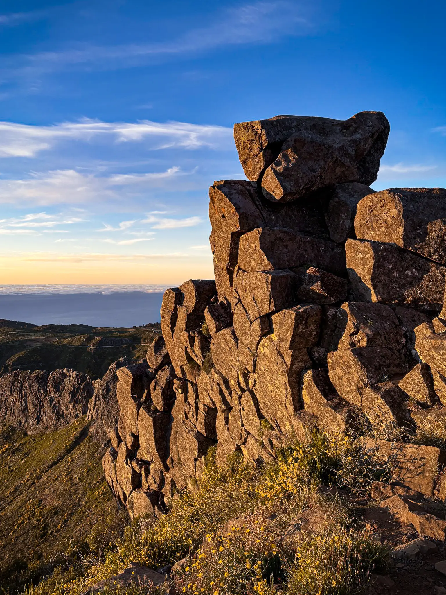 Vista das serras da Madeira